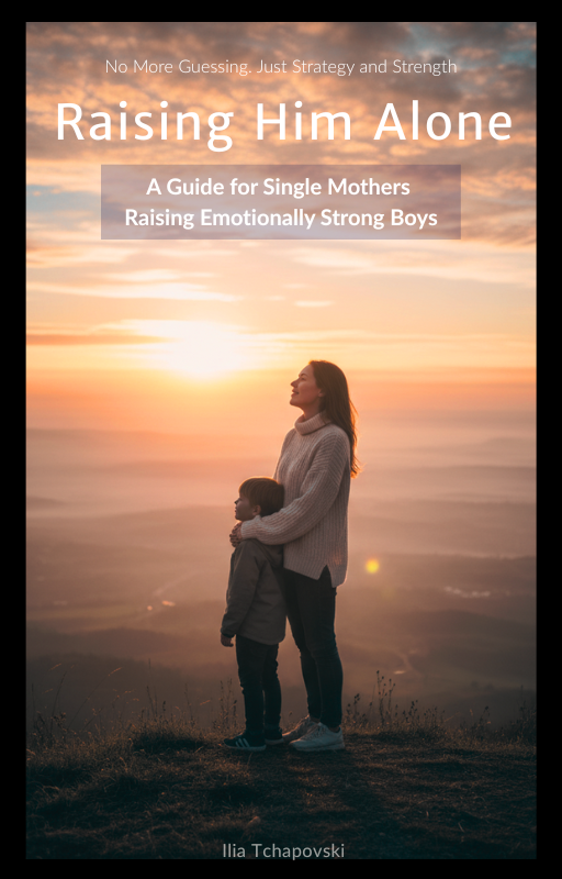 single mother, raising boys, parenting guide, fatherless sons, emotional intelligence, boy mom, single mom help, masculine development, parenting strategy
